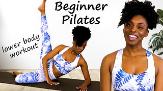 Sculpt & Tone your Legs! Pilates Lower Body Beginners Workout with Maya Petty, 15 Minute Workout
