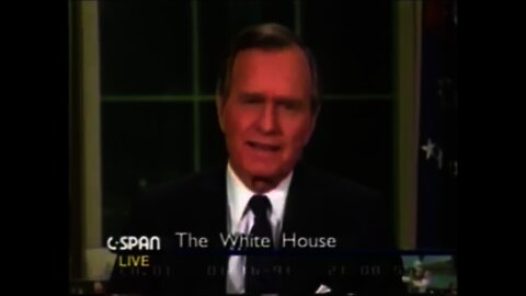 George H.W. Bush New World Order Collage