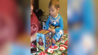 Baby Boy Gets Amazed By A Musical Box