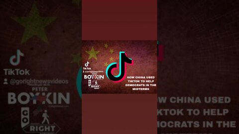 HOW CHINA USED TIKTOK TO HELP DEMOCRATS IN THE MIDTERMS https://gorightnews.com/