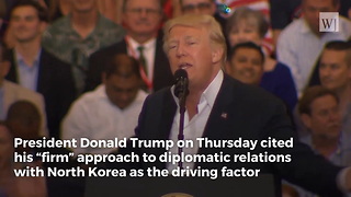 Trump: North Korea Would Have No Interest in Peace Talks Without Him