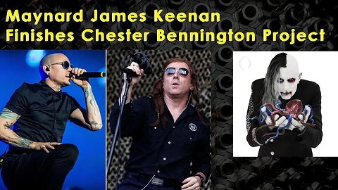 Maynard James Keenan Finishes a Chester Bennington Project #chesterbennington #mjk