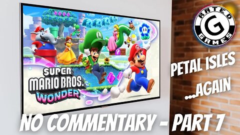 Super Mario Bros Wonder No Commentary - Petal Isles...Again!