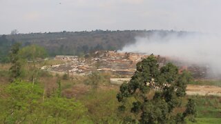 SOUTH AFRICA - Durban - Smoke from landfill site in PMB (Videos) (8vu)