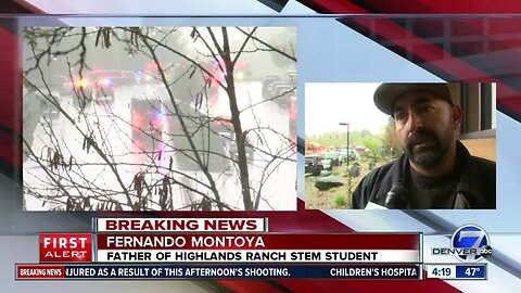 Father of student shot at STEM School Highlands Ranch speaks to Denver7