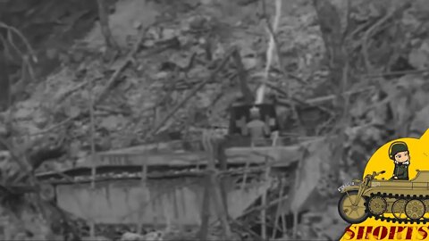 Marine LVT-4 Flame Thrower Amtrac and grenades used on Japanese tunnels on Peleliu. #shorts 1