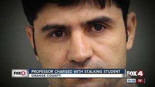 Florida professor stalks student