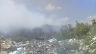 SOUTH AFRICA - Durban - Msunduzi landfill site on fire (Videos) (Veb)