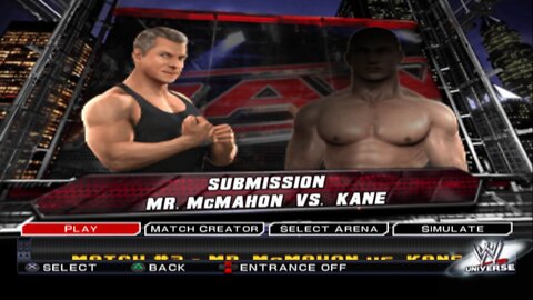 WWE SmackDown vs. Raw 2011 Mr. McMahon vs Kane