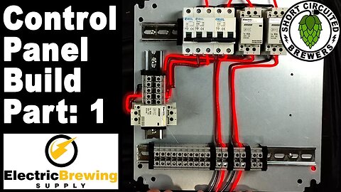 Electric Brewing Supply - Panel Build Part 1 - Panel layout and 220V wiring - for electric brewing