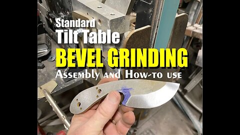 Standard Tilt Table Bevel Jig Assembly and How to Instructions