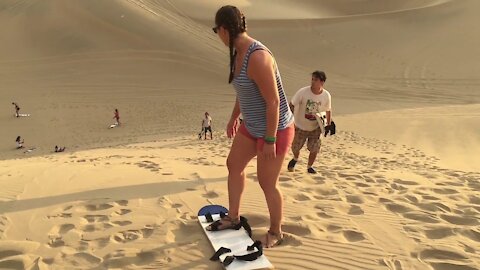 Let it Slide _ Sandboarding - Funny