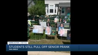 Ann Arbor seniors pull final prank on the assistant principal