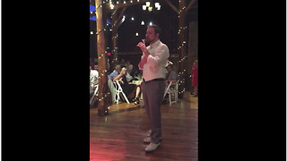 Groom Sings 'A Whole New World' To Bride At Their Wedding