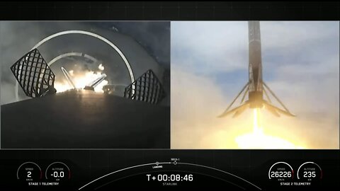 SpaceX launches Starlink Satellites, Pin Points Landing, Record 13th time Flown Falcon 9 Booster
