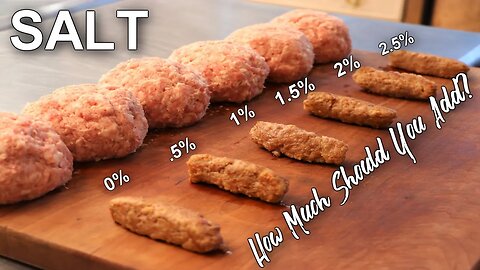 How much Salt should you add to Sausages | Beyond the Recipe