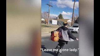 Colorado woman chases porch pirate