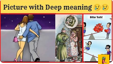 Pictures with very deep meaning | 😥😥😥 Sad Life's Reality