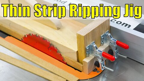 How to Make a Thin Strip Ripping Jig