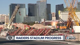 Raiders' Las Vegas stadium surpassing goals