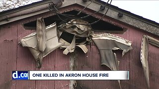 Akron house fire leaves 1 person dead, 2 others injured