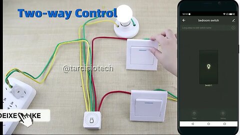 Instação FÁCIL do Interruptor Tuya Mini Tuya WiFi para automação doméstica