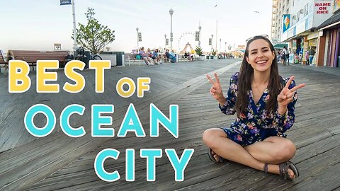 BEST of OCEAN CITY Maryland Boardwalk! Shopping, beaches, Rides, Arcades, food + More!