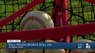 Fall youth sports authorized in Baltimore County with strict requirements