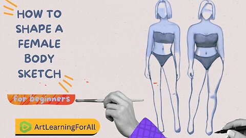 Master the Art of Shaping a Female Body Sketch! ✏️👩‍🎨