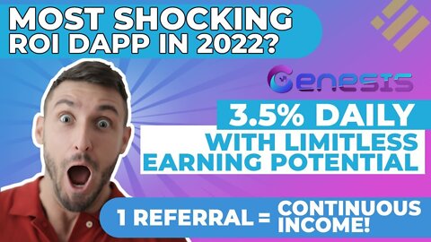 3.5% DAILY Crypto Passive Income With BUSD & GENISIS