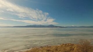 Frozen Upper Klamath Lake