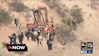 Man trapped in western Arizona mine shaft, rescue underway