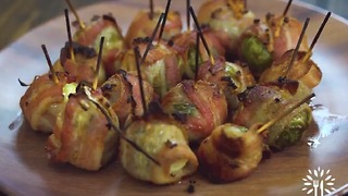 Bacon Wrapped Brussel Sprouts