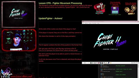 Fighter Movement Processing - Chibifighter SF2 parody - Lesson CF6