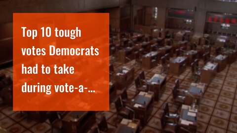 Top 10 tough votes Democrats had to take during vote-a-rama for massive spending bill