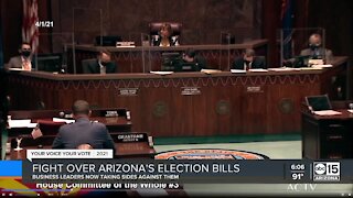 Arizona business leaders taking sides over election bills