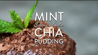 Mint Chocolate Chia Pudding - Easy Recipe
