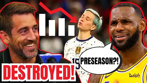 NFL Hall Of Fame PRESEASON Game CRUSHES Average NBA PLAYOFF Games & USWNT DISASTER in TV Ratings!