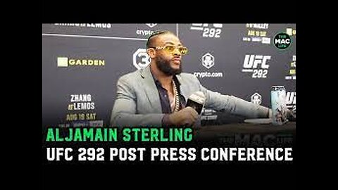 Aljamain Sterling Post-Fight Press Conference | UFC 292