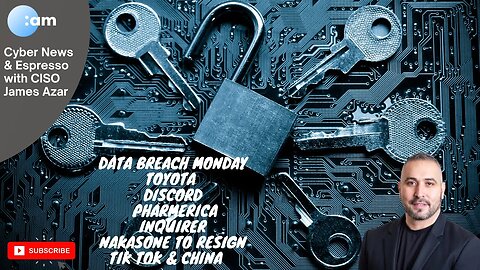 Cyber News: Data Breach Monday Toyota, Discord, PharMerica, Inquirer, Nakasone to Resign, & China