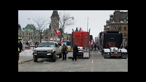 🔴 LIVE IN OTTAWA - RAW FOOTAGE: TRUCKER CONVOY - DAY 10