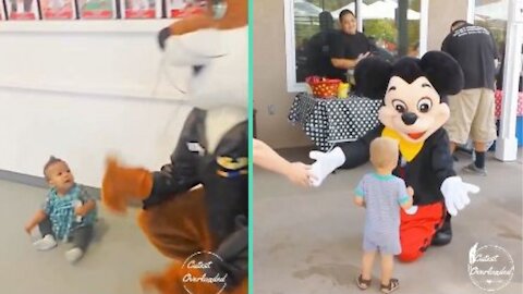 Kids vs Mascot Most Funny and VERY Cute Babies