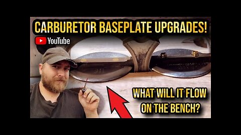 Carburetor Baseplate Upgrades | Project XMC | What Will This Show Us On The Flow Bench? | Holley