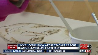 Local comic book artist teaches classes at BCHS