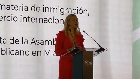 Intervención de María Herrera Mellado en CPAC México 2022