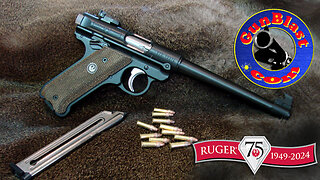 Ruger® 75th Anniversary Mark IV™ Target 22 Semi-Auto Pistol