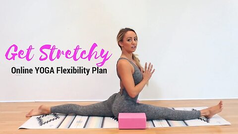Beginner Yoga Flexibility 30-Day Stretching Plan {GET STRETCHY} !