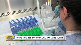 Drive-thru testing for coronavirus to start Saturday in Cleveland