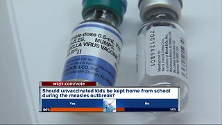 Should unvaccinated kids be kept from school?