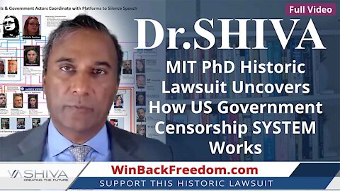 MIT PhD Lawsuit FIRST to Uncover U.S. Government Censorship SYSTEM to Silence Speech